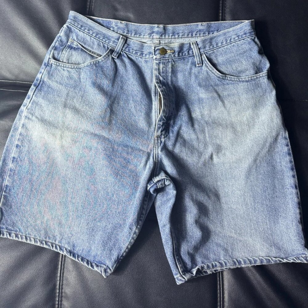 Wrangler Men’s Relaxed Fit Denim Jean‎ Shorts Blue Size 38